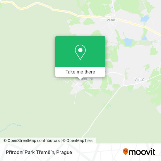 Přírodní Park Třemšín map