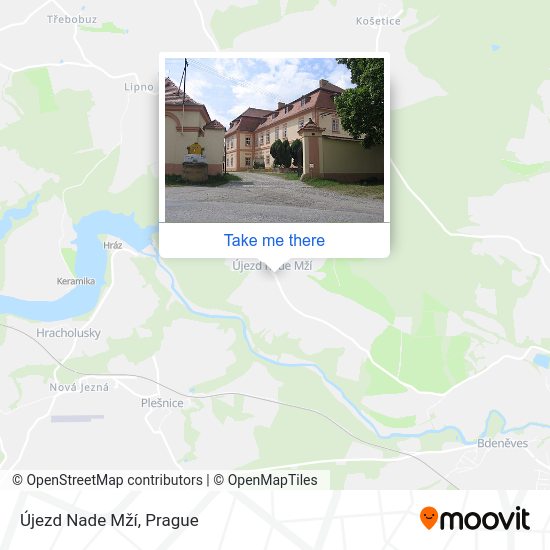 Újezd Nade Mží map