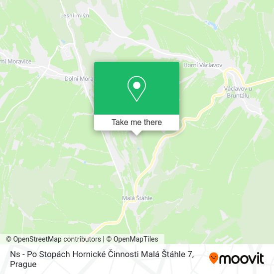 Ns - Po Stopách Hornické Činnosti Malá Štáhle 7 map