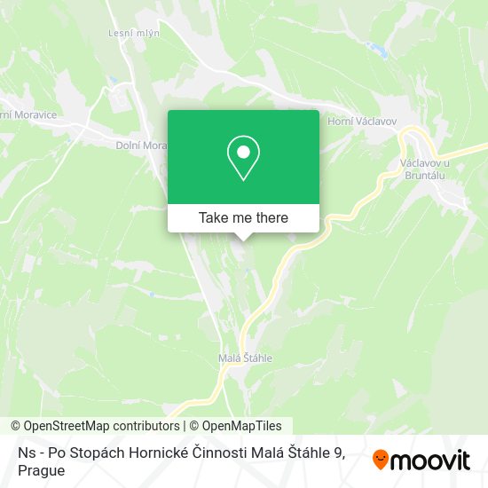 Ns - Po Stopách Hornické Činnosti Malá Štáhle 9 map