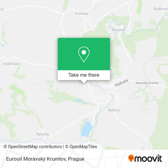 Eurooil Moravský Krumlov map
