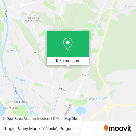 Kaple Panny Marie Těšínské map
