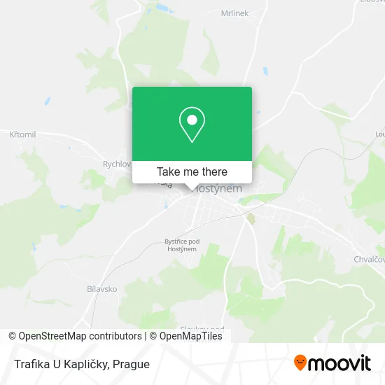 Карта Trafika U Kapličky