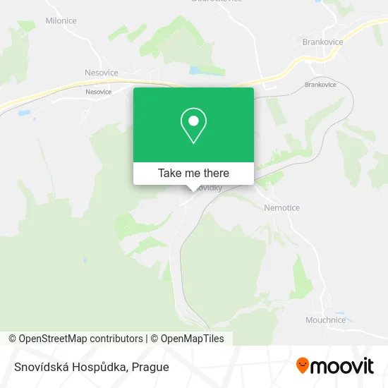Карта Snovídská Hospůdka