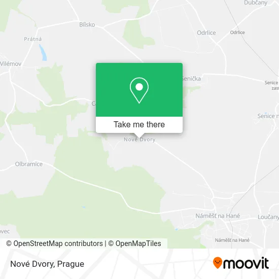 Карта Nové Dvory