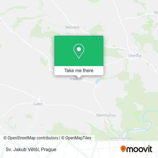 Sv. Jakub Větší map