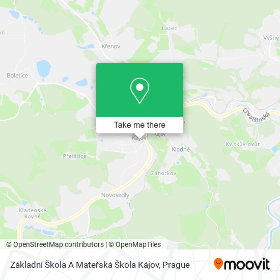 Základní Škola A Mateřská Škola Kájov map