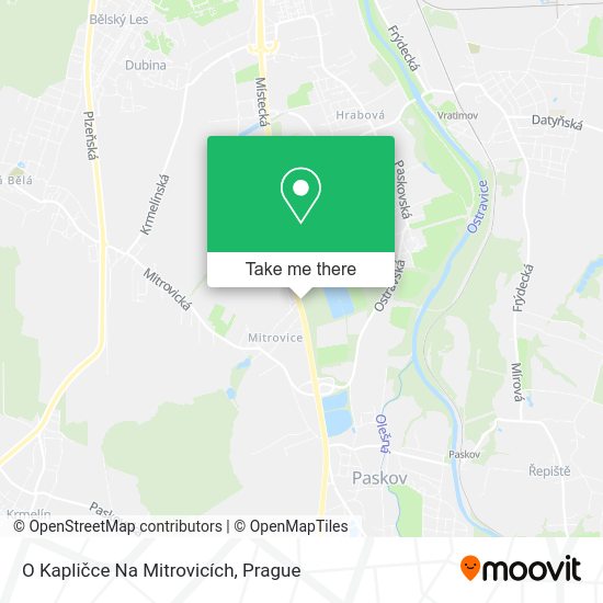 O Kapličce Na Mitrovicích map