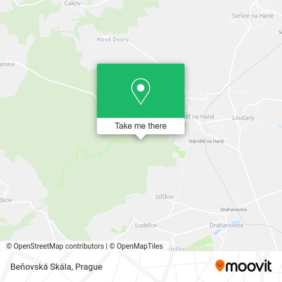 Beňovská Skála map