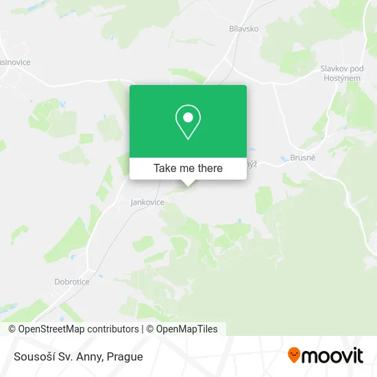 Карта Sousoší Sv. Anny