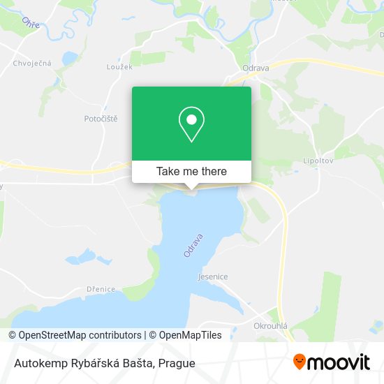 Autokemp Rybářská Bašta map