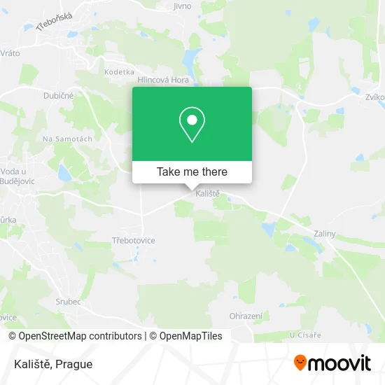 Карта Kaliště