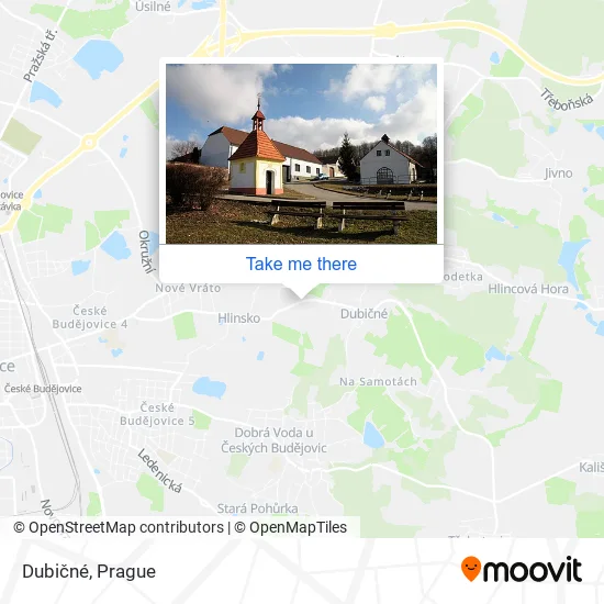 Карта Dubičné