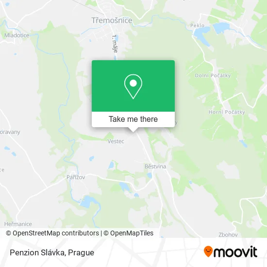 Карта ‎Penzion Slávka