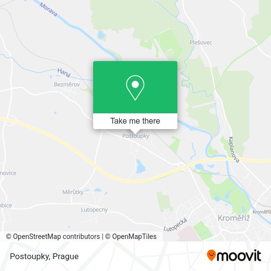 Карта Postoupky