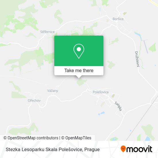 Stezka Lesoparku Skala Polešovice map