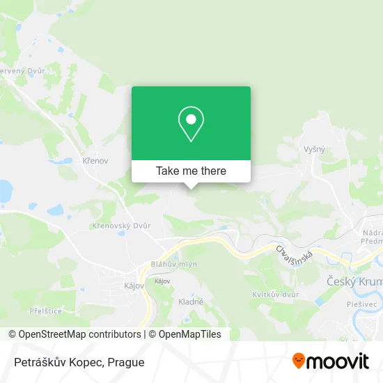 Карта Petráškův Kopec