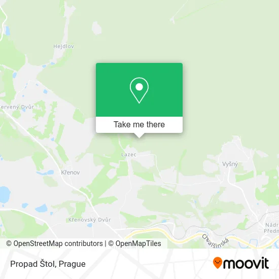 Карта Propad Štol