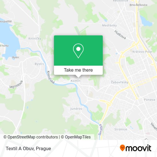 Карта Textil A Obuv