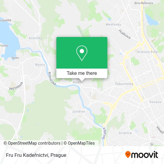 Fru Fru Kadeřnictví map