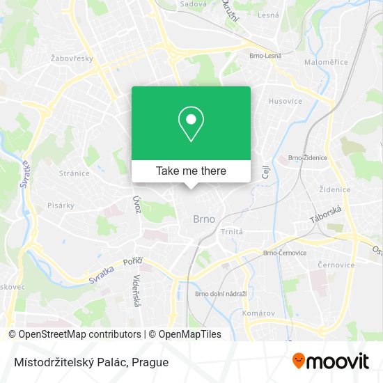 Místodržitelský Palác map