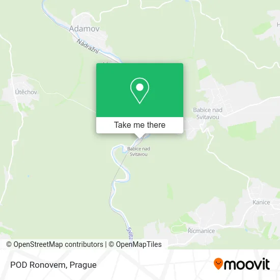 Карта POD Ronovem