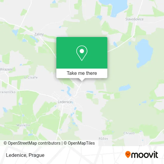 Карта Ledenice