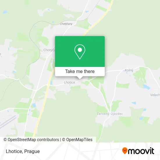 Карта Lhotice