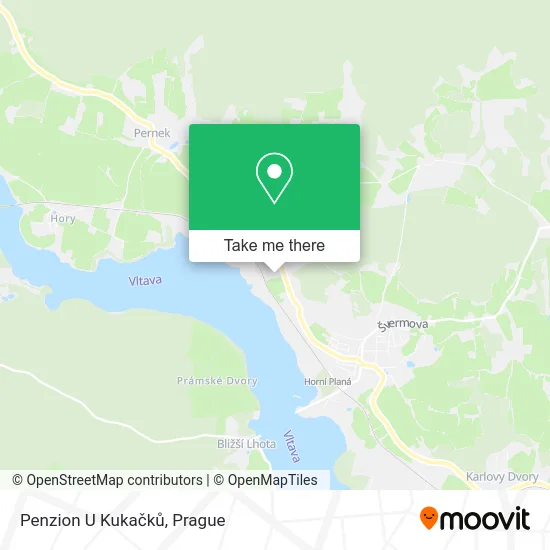 Карта Penzion U Kukačků