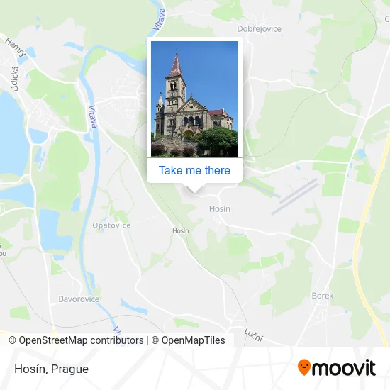 Карта Hosín