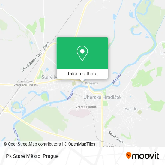 Карта Pk Staré Město
