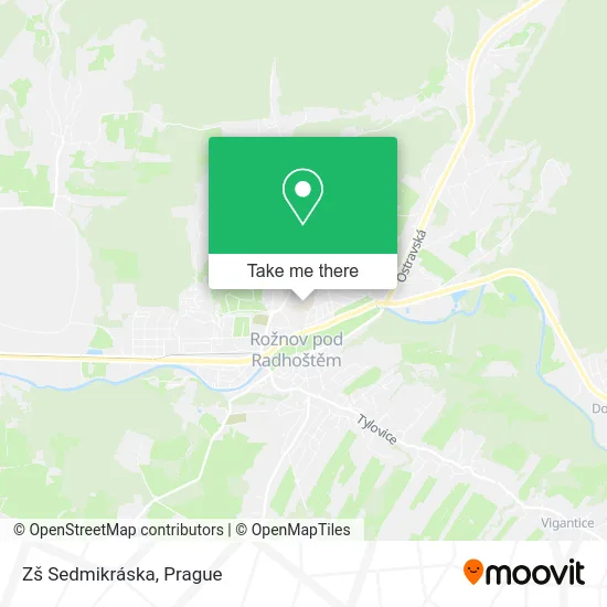 Карта Zš Sedmikráska