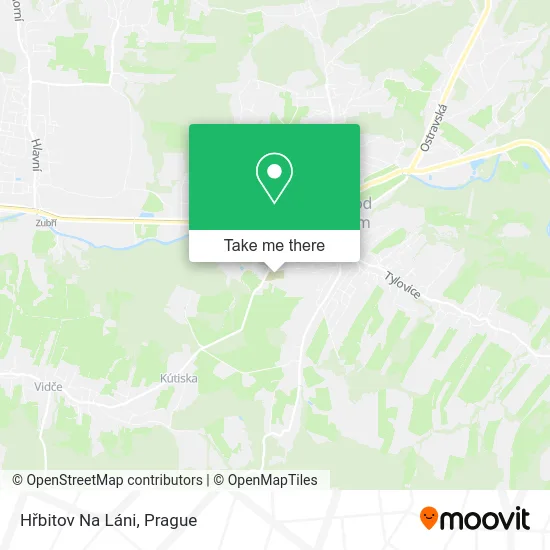 Карта Hřbitov Na Láni