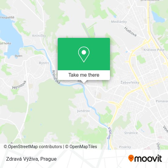 Zdravá Výživa map