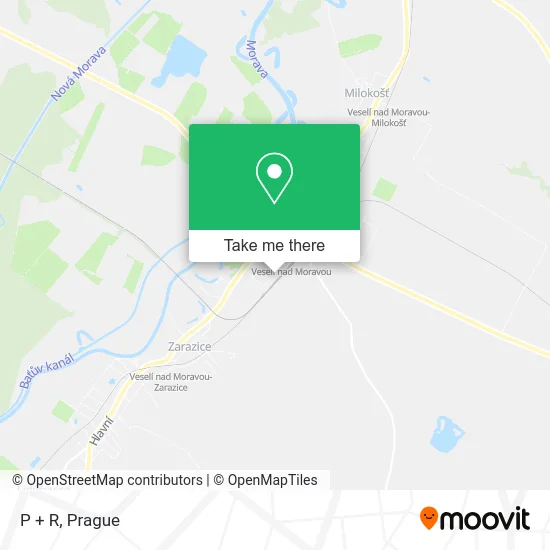 Карта P + R