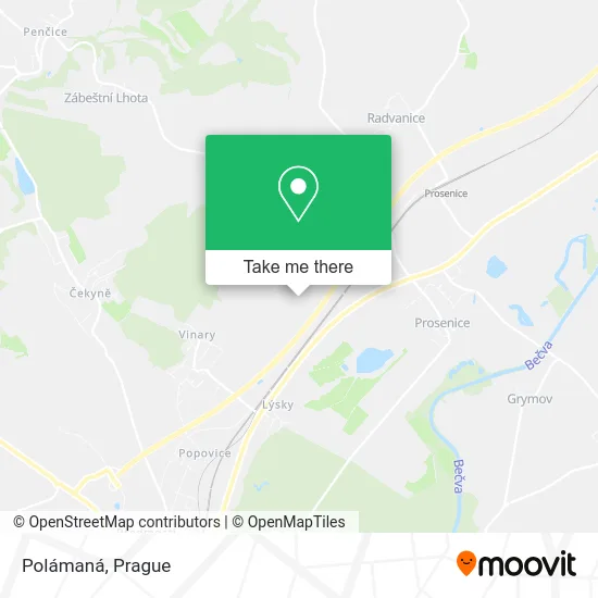 Карта Polámaná