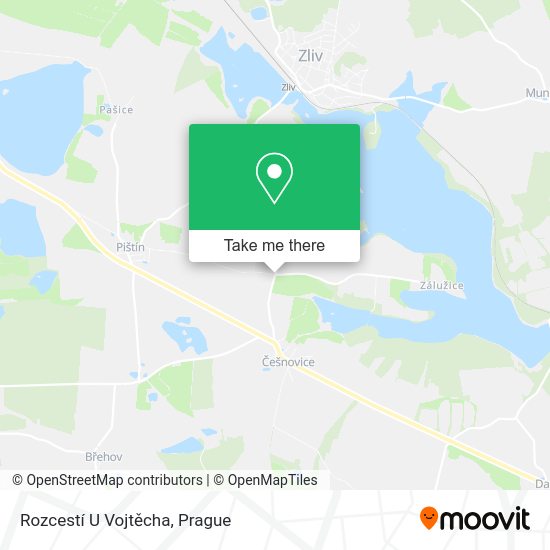 Rozcestí U Vojtěcha map