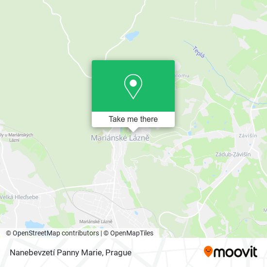 Nanebevzetí Panny Marie map