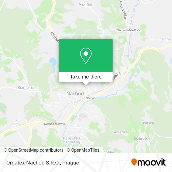 Orgatex-Náchod S.R.O. map
