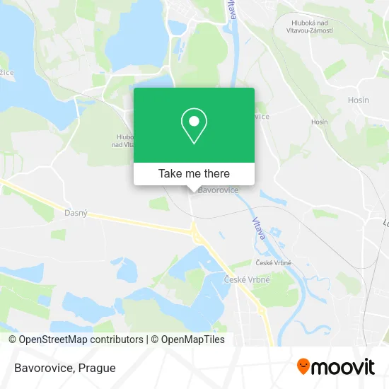 Карта Bavorovice