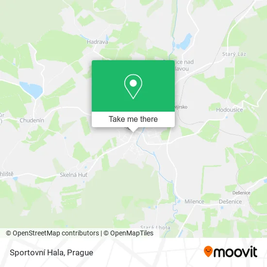 Карта Sportovní Hala