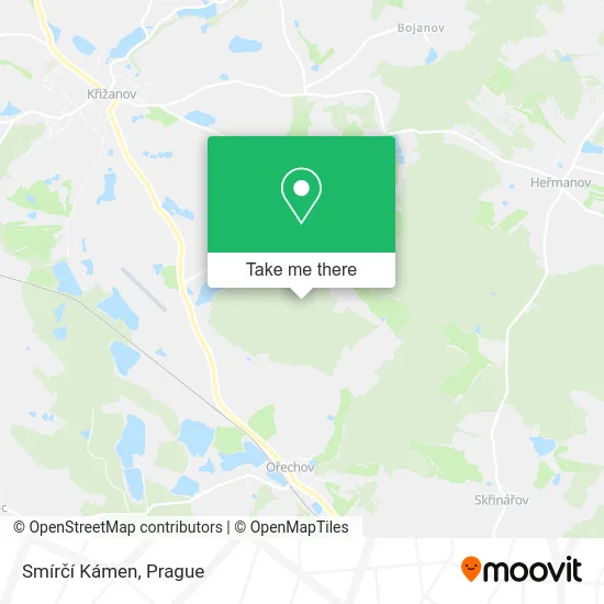 Карта Smírčí Kámen