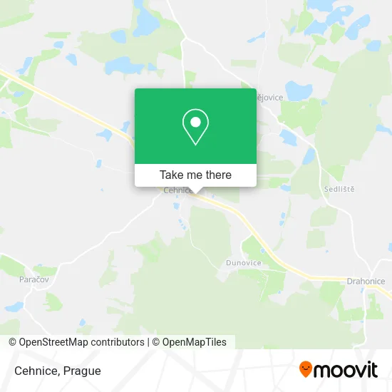 Карта Cehnice