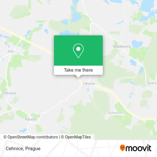 Карта Cehnice