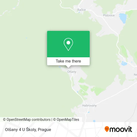 Карта Olšany 4 U Školy