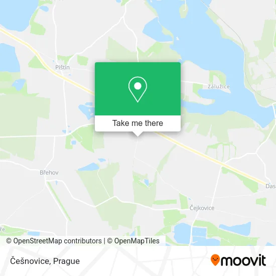 Карта Češnovice