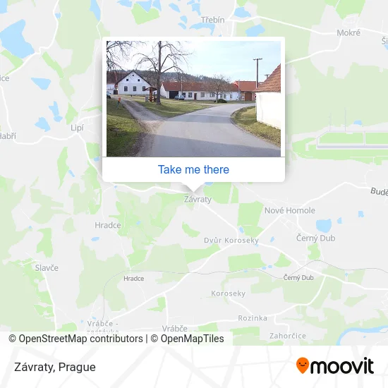 Карта Závraty