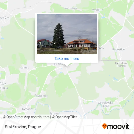 Карта Strážkovice