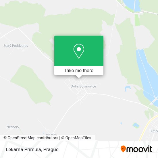 Lékárna Primula map