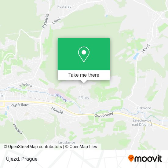 Újezd map
